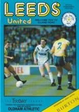 Leeds United v Oldham Athletic 15-Nov-1986