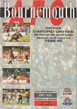 AFC Bournemouth v Oxford United   26-Nov-1994