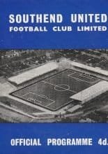 Southend United v Peterborough United 08-Feb-1964