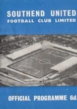 Southend United v Peterborough United  18-Dec-1965