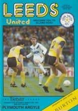 Leeds United v Plymouth Argyle  26-Mar-1987