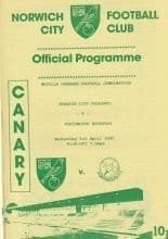 Norwich City Reserves v Portsmouth Reserves  01-Apr-1992