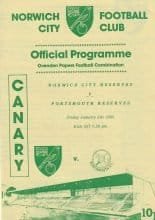 Norwich City Reserves v Portsmouth Reserves  05-Jan-1990