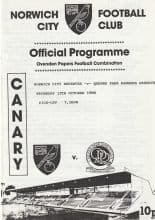 Norwich City Reserves v Queens Park Rangers Reserves  12-Oct-1988