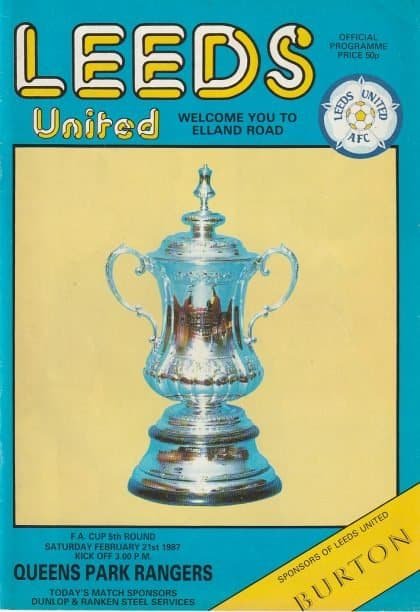 Leeds United v Queens Park Rangers  21-Feb-1987