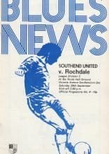 Southend United v Rochdale 29-Sep-1973