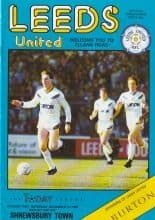 Leeds United v Shrewsbury Town  01-Nov-1986