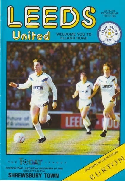 Leeds United v Shrewsbury Town  01-Nov-1986