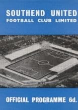 Southend United v Shrewsbury Town  22-Aug-1964