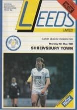 Leeds United v Shrewsbury Town  06-May-1985