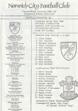 Norwich City Reserves v Southampton Reserves 29-Mar-1980