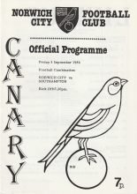 Norwich City Reserves v Southampton Reserves 05-Sep-1986