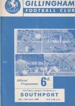 Gillingham v Southport 12-Apr-1969