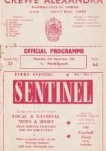 Crewe Alexandra v Southport 15-Dec-1962