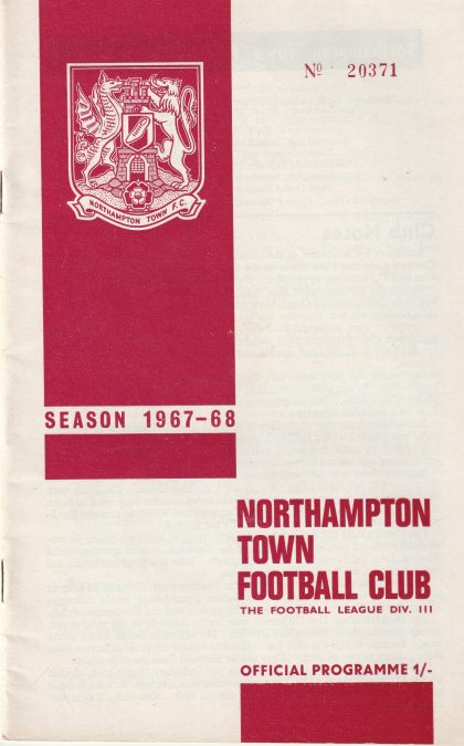 Northampton Town v Southport 24-Feb-1968
