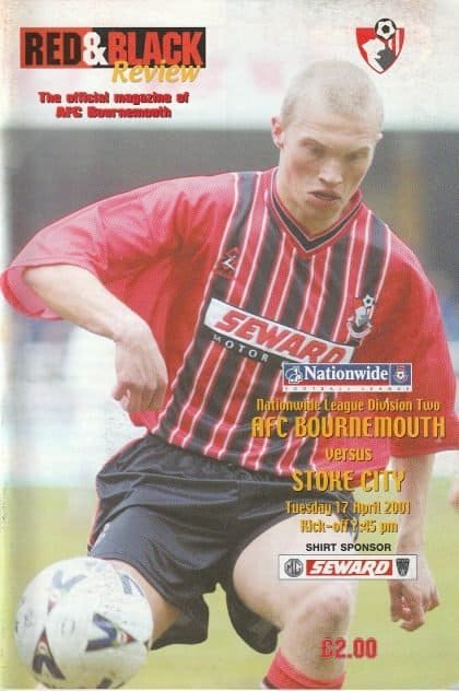 AFC Bournemouth v Stoke City 17-Apr-2001