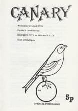 Norwich City Reserves v Swansea City Reserves  23-Apr-1986