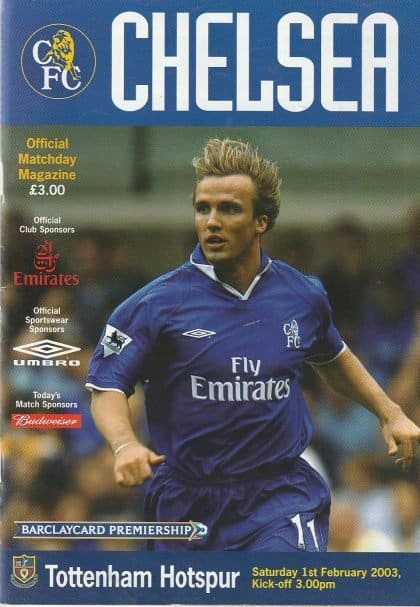 Chelsea v Tottenham Hotspur 01-Feb-2003