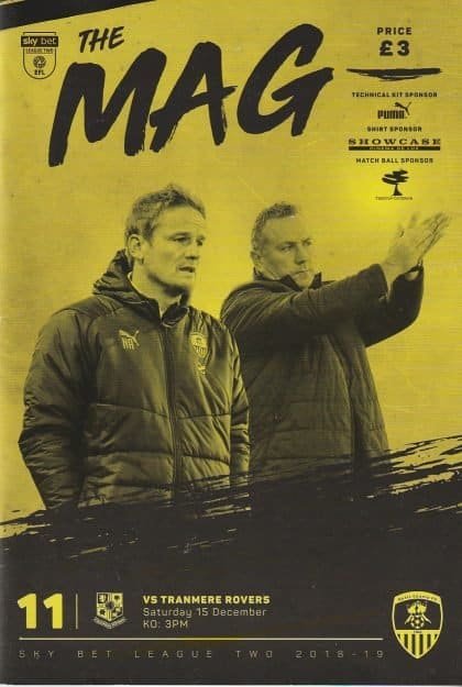 Notts County v Tranmere Rovers  15-Dec-2018