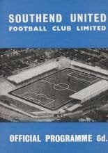 Southend United v Walsall  26-Sep-1964