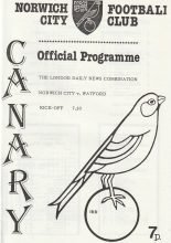 Norwich City Reserves v Watford Reserves  28-Aug-1987