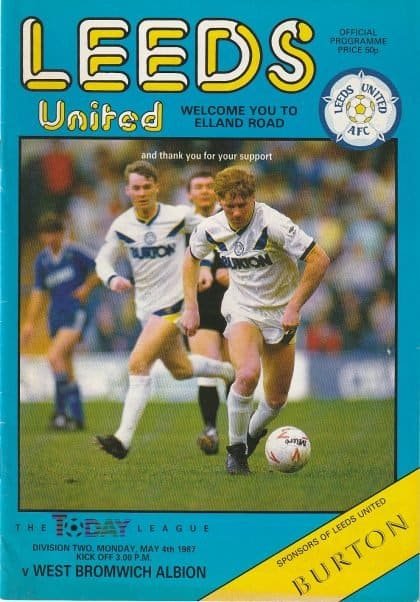Leeds United v West Bromwich Albion  04-May-1987