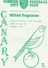 Norwich City Reserves v West Ham United Reserves  22-Apr-1988
