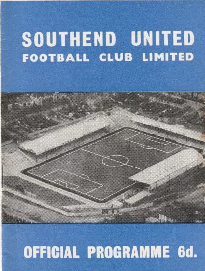 Southend United v Workington 12-Oct-1964