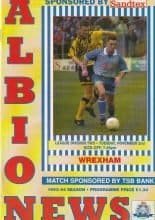 Brighton & Hove Albion v Wrexham 02-Nov-1993