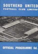 Southend United v York City  13-Sep-1965