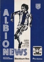 West Bromwich Albion v Blackburn Rovers  13-Mar-1976