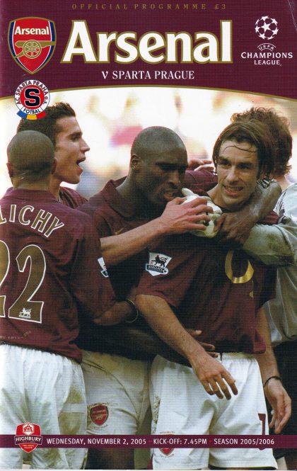 Arsenal v Sparta Prague 02-Nov-2005