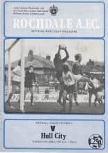 Rochdale v Hull City 06-Apr-1982