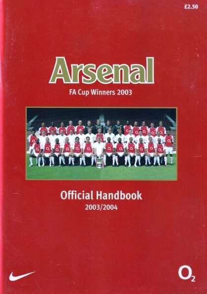 Arsenal Official Handbook 2003-04