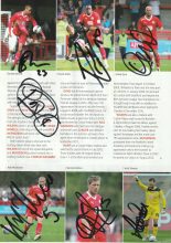 Crawley Town misc player autographed magazine page