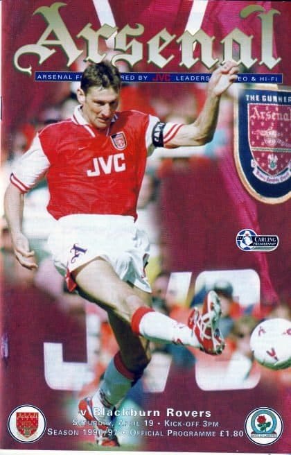 Arsenal v Blackburn Rovers 19-Apr-1997