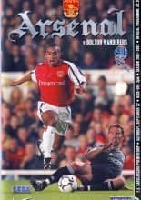Arsenal v Bolton Wanderers 22-Sep-2001