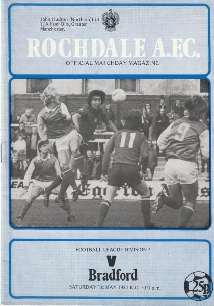 Rochdale v Bradford City 01-May-1982