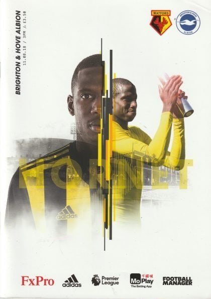 Watford v Brighton & Hove Albion 11-Aug-2018
