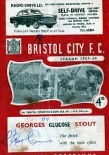 Bristol City v Brighton & Hove Albion  24-Oct-1959