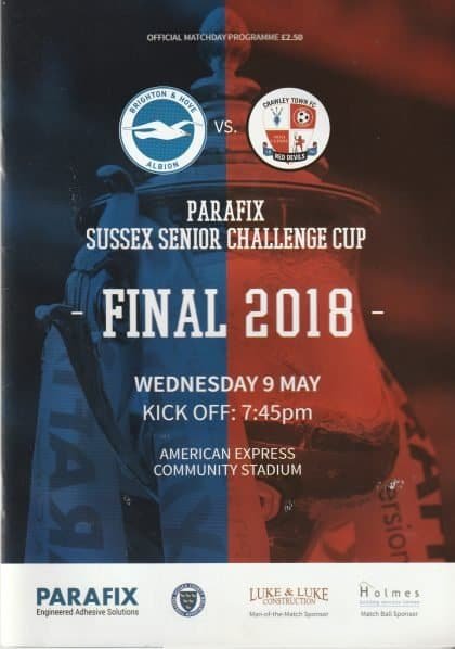 Brighton & Hove Albion v Crawley Town 09-May-2018
