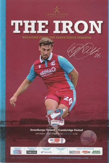Scunthorpe United v Cambridge United  17-Oct-2020