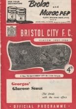 Bristol City v Cardiff City 07-Apr-1958