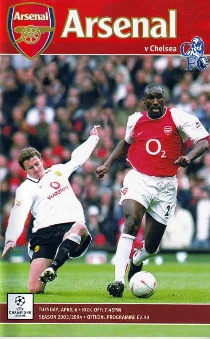 Arsenal v Chelsea 06-Apr-2004