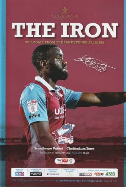 Scunthorpe United v Cheltenham Town  27-Feb-2021