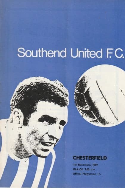 Southend United v Chesterfield   01-Nov-1969