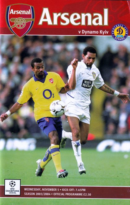 Arsenal v Dynamo Kiev 05-Nov-2003