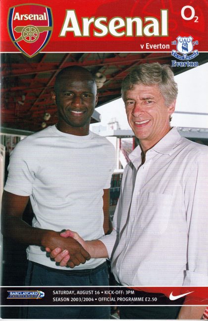 Arsenal v Everton 16-Aug-2003