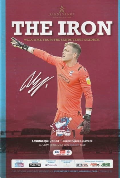 Scunthorpe United v Forest Green Rovers  10-Oct-2020