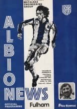 West Bromwich Albion v Fulham 14-Apr-1976